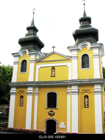 Church of the Assumption  - Szentkút - National shrine - Hungary-stock-foto