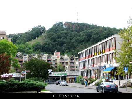 Salgótarján - Calvary Hill - Hungary-stock-foto