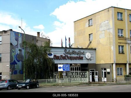 Hollow glass Factory - Salgótarján - Hungary-stock-foto