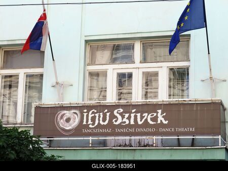 Bratislava (Pozsony), 19 May 2018The Young Harts Dance Theater of Bratislava.A pozsonyi Ifjú Szívek táncszínház.-stock-foto