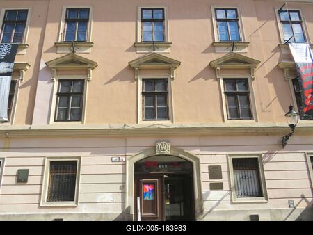 Bratislava (Pozsony), 19 May 2018The Mirbach Palace. It gives home to the Bratislava Galery and it is the siege of the slovak artists' association.A Mirbach palota. A városi képtárnak ad otthont, és a Szlovák Képzõmûvészek Szövetségének székháza.-stock-foto