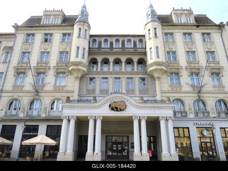Hotel Golden Bull - Debrecen - Hungary-stock-foto
