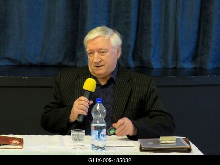 Colonel Dr. Gyula Mészáros -Cathedratic - Ukraine-stock-foto