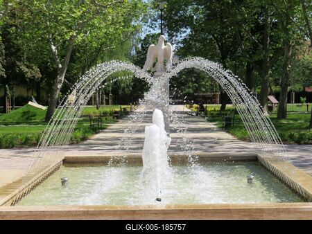 Central park - Lajosmizse - Hungary-stock-foto