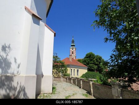City view - Szentendre - Hungary-stock-foto