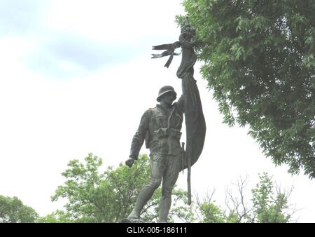 Monument WWI - Nagykáta - Hungary-stock-foto
