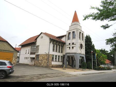 City Hall -Tápiószele - Hungary-stock-foto