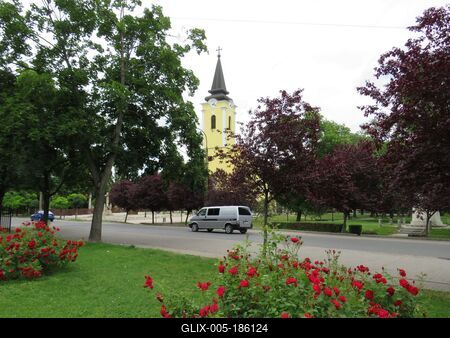 St. George's Church - Nagykáta - HUngary-stock-foto
