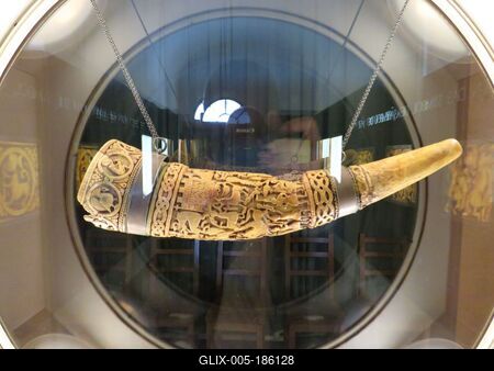 Lehel Horn - Legendary Hungarian relic - Jászberény-stock-foto