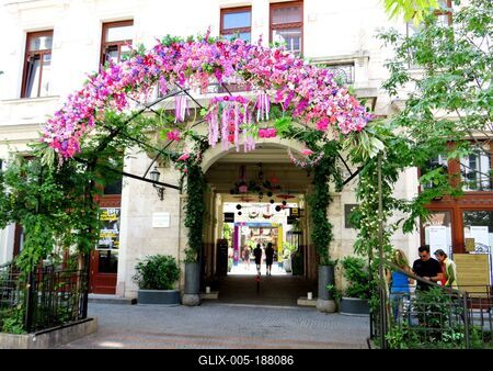 Gozsdu Garden - Budapest-stock-foto