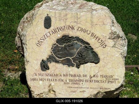 Trianon monument - History of Hungary - Ráckeve-stock-foto