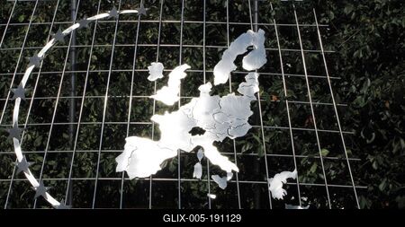 Baja - Metal structure depicting the member states of the European Union-stock-foto