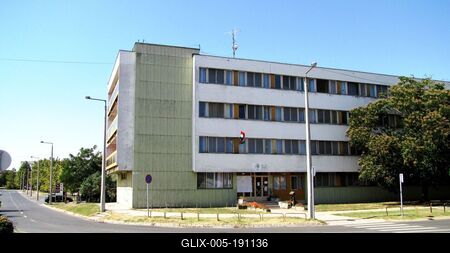 Baja - College Dormitoiry - Hungary-stock-foto