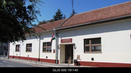 Baja - Downtown community center - Hungary-stock-foto