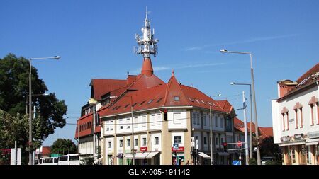 Baja - Antenna House - Hungary-stock-foto