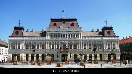 Baja - Toen Hall - Grassalkovich Castle - Hungary-stock-foto