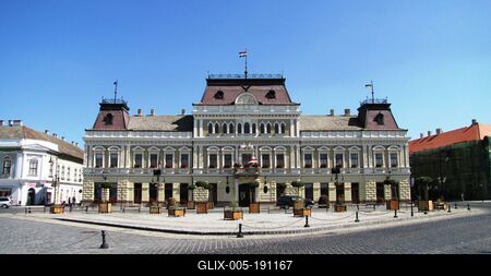 Baja - Hungary - Toen Hall - Grassalkovich Castle-stock-foto
