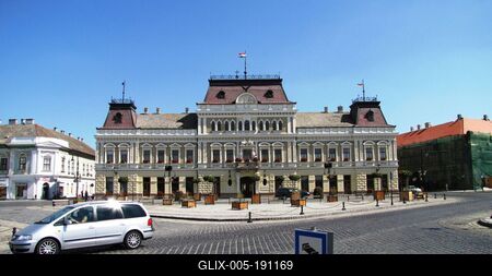 Baja - Hungary - Toen Hall - Grassalkovich Castle-stock-foto