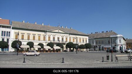Baja - Fischer House - Troinity Square - Hungary-stock-foto