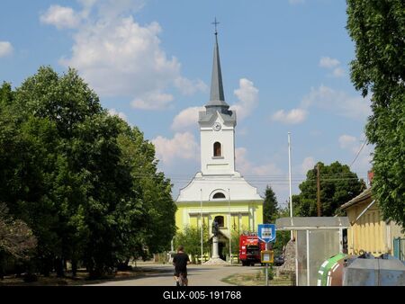 Szajol - Hungary - St. Stephen Church-stock-foto