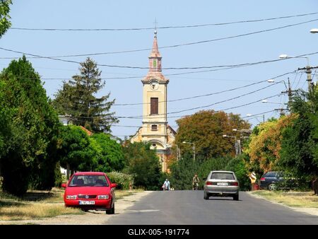 Tiszapüspöki - Hungary- View-stock-foto