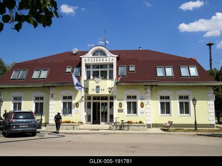 Szajol - Hungary - Village Hall-stock-foto