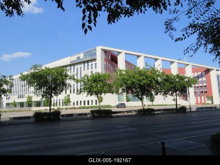 Campus of  of the National Public Service University - Budapest - Hungary-stock-foto