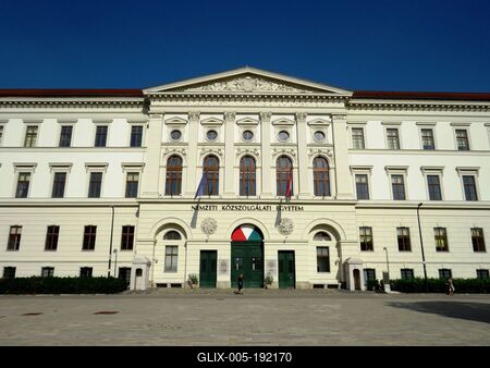 The National Public Service University - Hungary - Budapest-stock-foto