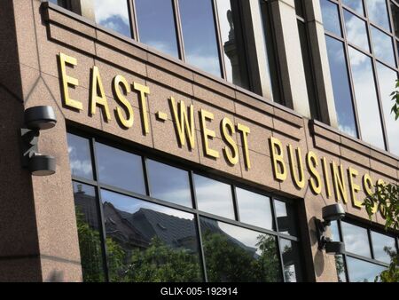 East-West Business Center - Budapest-stock-foto