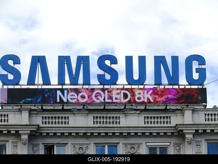 Samsung trade mark - Budapest-stock-foto