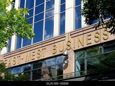 East-West Businiss Center - Budapest-stock-foto