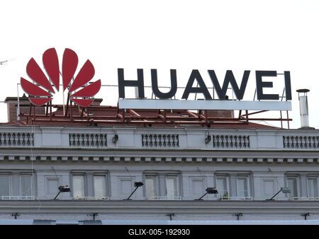 Huawei tgrade mark - Budapest-stock-foto