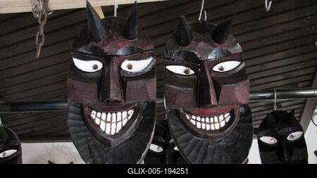 Busó carnival masks - Moihács - Hungary-stock-foto