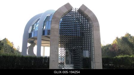 he gate of the historic memorial site of the Battle of Mohács  - Hungary, 1526-stock-foto