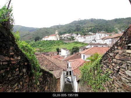 Ouro Preto - Brazil - UNESCO World Heritage-stock-foto