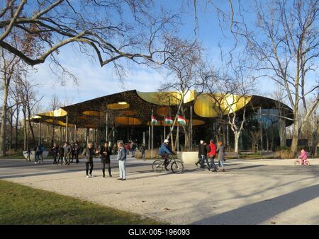 House of Hungarian music - Budapest-stock-foto