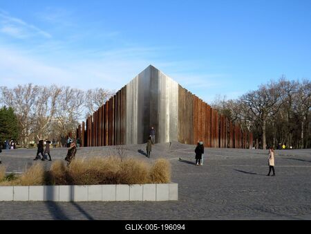 The Square of the Fifty-Sixties - Budapesz - Hungary-1956-stock-foto