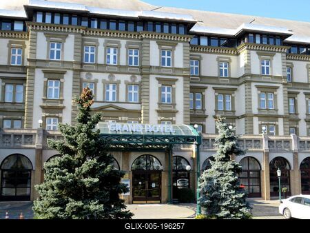 The Grand Hotel on Margaret Island - Budapest-stock-foto