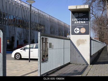 Ludovika aréna - Budapest - Defense - Sport-stock-foto
