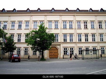 Pápa - Hungary - Reformed Theological Academy-stock-foto