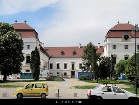 Pápa - Hungary - Esterházy Castle - Museum-stock-foto