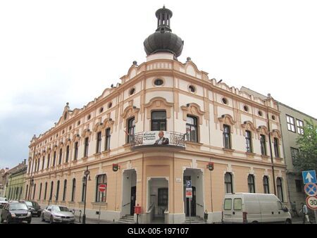 Pápa - Hungary - Post Palace-stock-foto