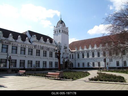 Eszterházy Károly College Comenius Teacher Training Faculty. - Sérospatak - Hungary-stock-foto
