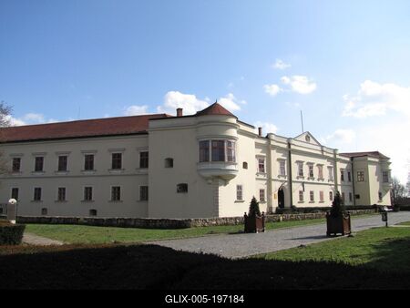 Rákóczi Castle - Sárospatak - Hungary-stock-foto
