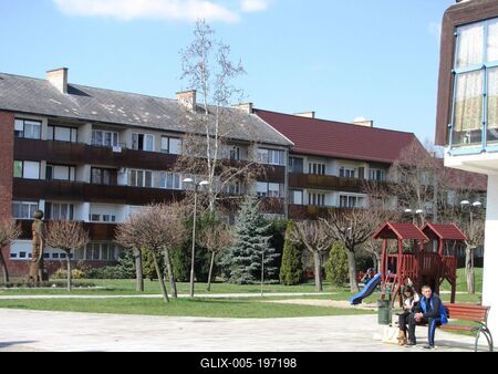 Ady Endre park - Sárospatak - Hungary-stock-foto