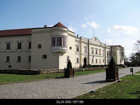 Rákóczi Castle - Sárospatak - Hungary-stock-foto