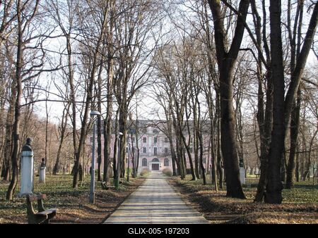Sárospatak School Garden - Hungary-stock-foto
