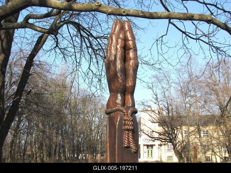 Memorial of the Hungarian Revolution in 1956 - Sérospatak-stock-foto