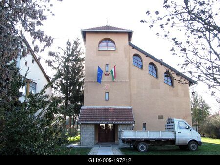 Vay Miklós Reformed Vocational Training School  - Sérospatak - Hungary-stock-foto