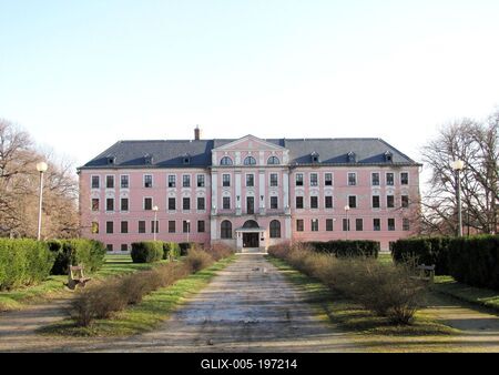 Sárospatak School Gardebn - Reformed College-stock-foto